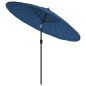 vidaXL Sonnenschirm mit Aluminium-Mast 270 cm Azurblau vidaXL Sonnenschirm mit Aluminium-Mast 270 cm Azurblau