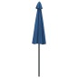 vidaXL Sonnenschirm mit Aluminium-Mast 270 cm Azurblau vidaXL Sonnenschirm mit Aluminium-Mast 270 cm Azurblau