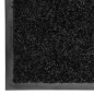 vidaXL Fußmatte Waschbar Schwarz 40x60 cm vidaXL Fußmatte Waschbar Schwarz 40x60 cm