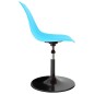 vidaXL Drehbare Esszimmerstühle 2 Stk. Blau PP vidaXL Drehbare Esszimmerstühle 2 Stk. Blau PP