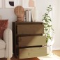 vidaXL Sideboard Honigbraun 60x34x75 cm Massivholz Kiefer vidaXL Sideboard Honigbraun 60x34x75 cm Massivholz Kiefer