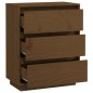 vidaXL Sideboard Honigbraun 60x34x75 cm Massivholz Kiefer vidaXL Sideboard Honigbraun 60x34x75 cm Massivholz Kiefer