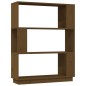 vidaXL Bücherregal/Raumteiler Honigbraun 80x25x101 cm Massivholz vidaXL Bücherregal/Raumteiler Honigbraun 80x25x101 cm Massivholz