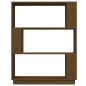 vidaXL Bücherregal/Raumteiler Honigbraun 80x25x101 cm Massivholz vidaXL Bücherregal/Raumteiler Honigbraun 80x25x101 cm Massivholz