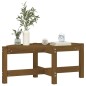 vidaXL Couchtisch Honigbraun 87x48x35 cm Massivholz Kiefer vidaXL Couchtisch Honigbraun 87x48x35 cm Massivholz Kiefer