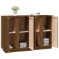 vidaXL Sideboard Honigbraun 120x35x80 cm Massivholz Kiefer vidaXL Sideboard Honigbraun 120x35x80 cm Massivholz Kiefer