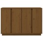 vidaXL Sideboard Honigbraun 120x35x80 cm Massivholz Kiefer vidaXL Sideboard Honigbraun 120x35x80 cm Massivholz Kiefer
