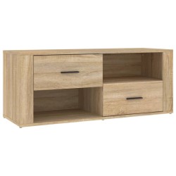 vidaXL TV-Schrank Sonoma-Eiche 100x35x40 cm Holzwerkstoff