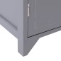 vidaXL Badezimmerschrank Grau 46x24x116 cm Paulownia-Holz vidaXL Badezimmerschrank Grau 46x24x116 cm Paulownia-Holz