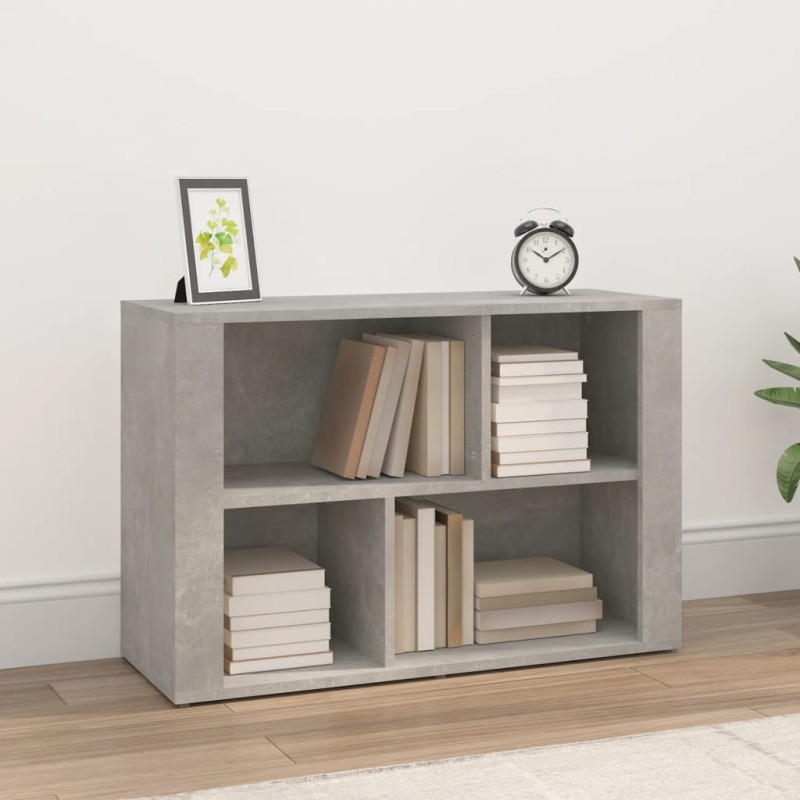vidaXL Sideboard Betongrau 80x30x54 cm Holzwerkstoff vidaXL Sideboard Betongrau 80x30x54 cm Holzwerkstoff