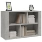 vidaXL Sideboard Betongrau 80x30x54 cm Holzwerkstoff vidaXL Sideboard Betongrau 80x30x54 cm Holzwerkstoff