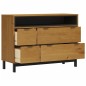 vidaXL Schubladenschrank FLAM 110x40x80 cm Massivholz Kiefer vidaXL Schubladenschrank FLAM 110x40x80 cm Massivholz Kiefer