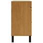 vidaXL Schubladenschrank FLAM 110x40x80 cm Massivholz Kiefer vidaXL Schubladenschrank FLAM 110x40x80 cm Massivholz Kiefer