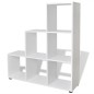 vidaXL Treppenregal Bücherregal 107 cm Weiß vidaXL Treppenregal Bücherregal 107 cm Weiß