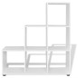 vidaXL Treppenregal Bücherregal 107 cm Weiß vidaXL Treppenregal Bücherregal 107 cm Weiß