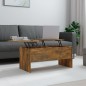 vidaXL Couchtisch Räuchereiche 102x50,5x46,5 cm Holzwerkstoff vidaXL Couchtisch Räuchereiche 102x50,5x46,5 cm Holzwerkstoff