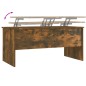 vidaXL Couchtisch Räuchereiche 102x50,5x46,5 cm Holzwerkstoff vidaXL Couchtisch Räuchereiche 102x50,5x46,5 cm Holzwerkstoff