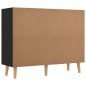 vidaXL Sideboard Schwarz 90x30x72 cm Holzwerkstoff vidaXL Sideboard Schwarz 90x30x72 cm Holzwerkstoff