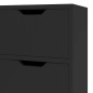 vidaXL Sideboard Schwarz 90x30x72 cm Holzwerkstoff vidaXL Sideboard Schwarz 90x30x72 cm Holzwerkstoff
