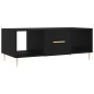 vidaXL Couchtisch Schwarz 102x50x40 cm Holzwerkstoff vidaXL Couchtisch Schwarz 102x50x40 cm Holzwerkstoff