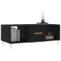 vidaXL Couchtisch Schwarz 102x50x40 cm Holzwerkstoff vidaXL Couchtisch Schwarz 102x50x40 cm Holzwerkstoff