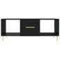 vidaXL Couchtisch Schwarz 102x50x40 cm Holzwerkstoff vidaXL Couchtisch Schwarz 102x50x40 cm Holzwerkstoff