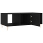 vidaXL Couchtisch Schwarz 102x50x40 cm Holzwerkstoff vidaXL Couchtisch Schwarz 102x50x40 cm Holzwerkstoff