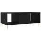 vidaXL Couchtisch Schwarz 102x50x40 cm Holzwerkstoff vidaXL Couchtisch Schwarz 102x50x40 cm Holzwerkstoff