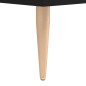 vidaXL Couchtisch Schwarz 102x50x40 cm Holzwerkstoff vidaXL Couchtisch Schwarz 102x50x40 cm Holzwerkstoff
