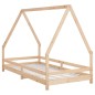 vidaXL Kinderbett 90x190 cm Massivholz Kiefer vidaXL Kinderbett 90x190 cm Massivholz Kiefer