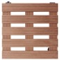 vidaXL Pflanzenroller 2 Stk. Braun 30x30x7,5 cm WPC vidaXL Pflanzenroller 2 Stk. Braun 30x30x7,5 cm WPC