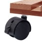 vidaXL Pflanzenroller 2 Stk. Braun 30x30x7,5 cm WPC vidaXL Pflanzenroller 2 Stk. Braun 30x30x7,5 cm WPC