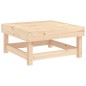 vidaXL Gartenhocker mit Kissen Massivholz Kiefer vidaXL Gartenhocker mit Kissen Massivholz Kiefer