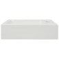 vidaXL Waschbecken Rechteckig mit Hahnloch Keramik Weiß 46x25,5x12 cm vidaXL Waschbecken Rechteckig mit Hahnloch Keramik Weiß 46x25,5x12 cm
