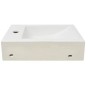 vidaXL Waschbecken Rechteckig mit Hahnloch Keramik Weiß 46x25,5x12 cm vidaXL Waschbecken Rechteckig mit Hahnloch Keramik Weiß 46x25,5x12 cm