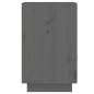 vidaXL Nachttisch Grau 40x34x55 cm Massivholz Kiefer vidaXL Nachttisch Grau 40x34x55 cm Massivholz Kiefer