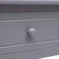 vidaXL Schreibtisch Grau 108x45x76 cm Massivholz Paulownia vidaXL Schreibtisch Grau 108x45x76 cm Massivholz Paulownia