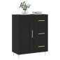 vidaXL Sideboard Schwarz 69,5x34x90 cm Holzwerkstoff vidaXL Sideboard Schwarz 69,5x34x90 cm Holzwerkstoff