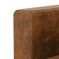 2-Sitzer Sofa 137 x 73 x 82 cm Künstliches Wildleder 2-Sitzer Sofa 137 x 73 x 82 cm Künstliches Wildleder