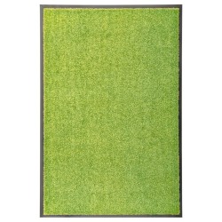 vidaXL Fußmatte Waschbar Grün 60x90 cm 