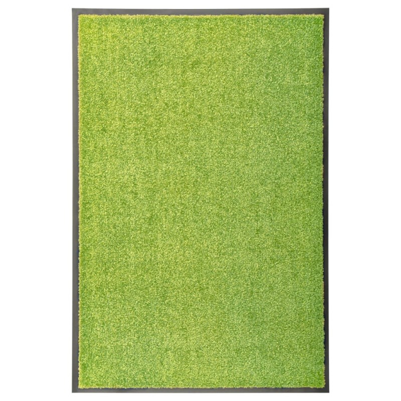 vidaXL Fußmatte Waschbar Grün 60x90 cm vidaXL Fußmatte Waschbar Grün 60x90 cm