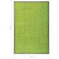 vidaXL Fußmatte Waschbar Grün 60x90 cm vidaXL Fußmatte Waschbar Grün 60x90 cm