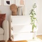 vidaXL Sideboard Weiß 60x34x75 cm Massivholz Kiefer vidaXL Sideboard Weiß 60x34x75 cm Massivholz Kiefer