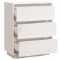 vidaXL Sideboard Weiß 60x34x75 cm Massivholz Kiefer vidaXL Sideboard Weiß 60x34x75 cm Massivholz Kiefer