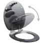 vidaXL Toilettensitz mit Soft-Close-Deckel MDF Stein-Design vidaXL Toilettensitz mit Soft-Close-Deckel MDF Stein-Design