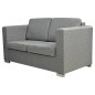 2-Sitzer Sofa Stoff Hellgrau 2-Sitzer Sofa Stoff Hellgrau