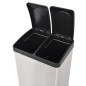vidaXL Recycling Treteimer Edelstahl 36 L vidaXL Recycling Treteimer Edelstahl 36 L