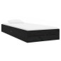 vidaXL Massivholzbett Schwarz 75x190 cm vidaXL Massivholzbett Schwarz 75x190 cm