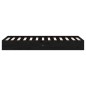 vidaXL Massivholzbett Schwarz 75x190 cm vidaXL Massivholzbett Schwarz 75x190 cm