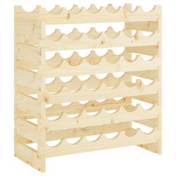 vidaXL Weinregal 65x29x68 cm Massivholz Kiefer